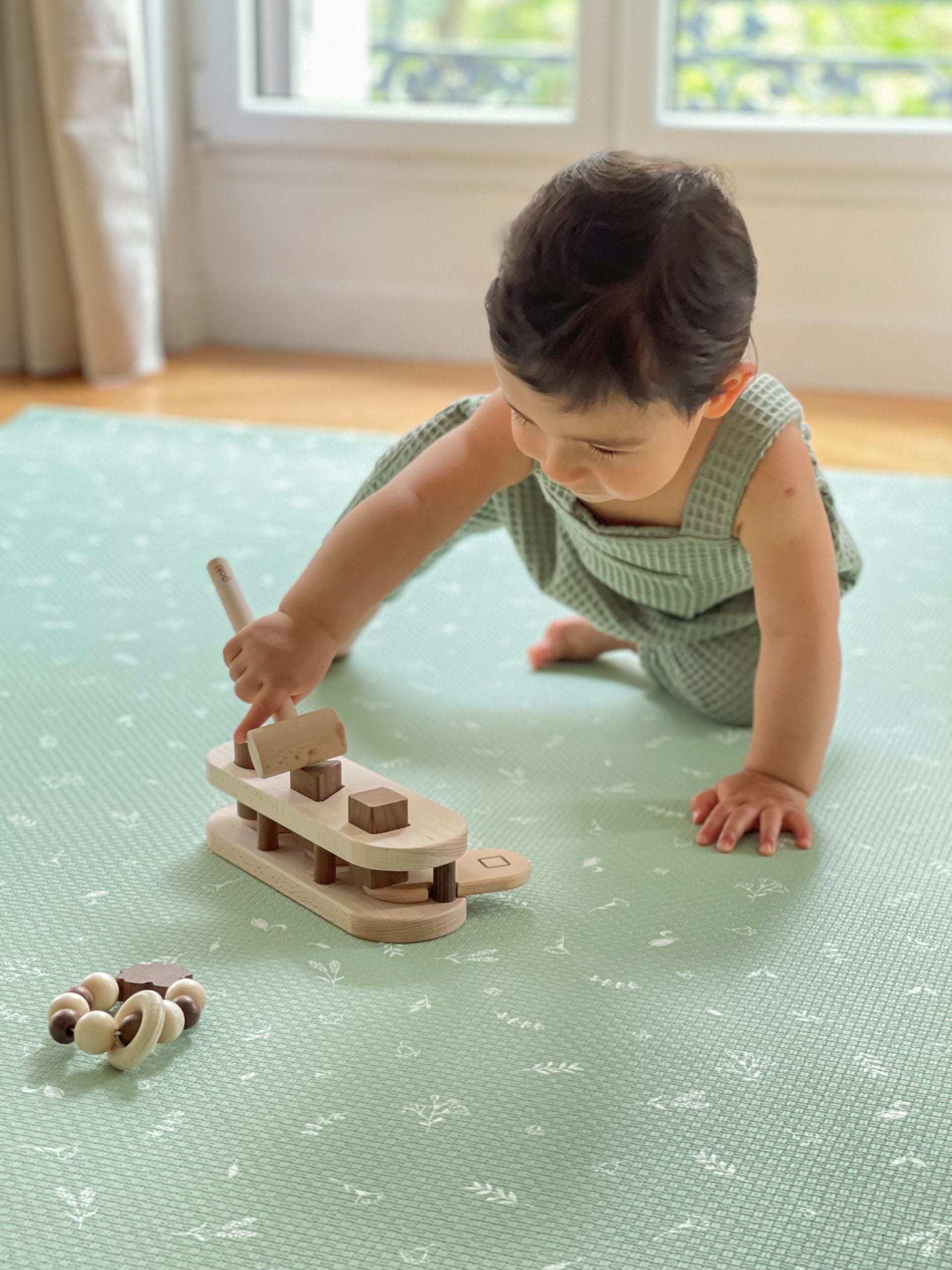 Tapis de jeu réversible Prairie – Rouler & Bouler