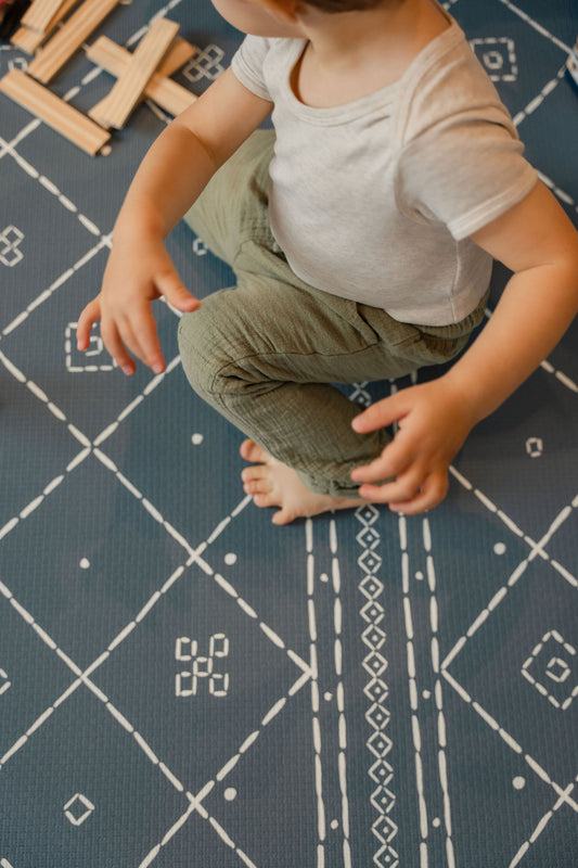 Tapis de jeu réversible BLUE BERBER