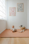 Reversible play mat Terracotta